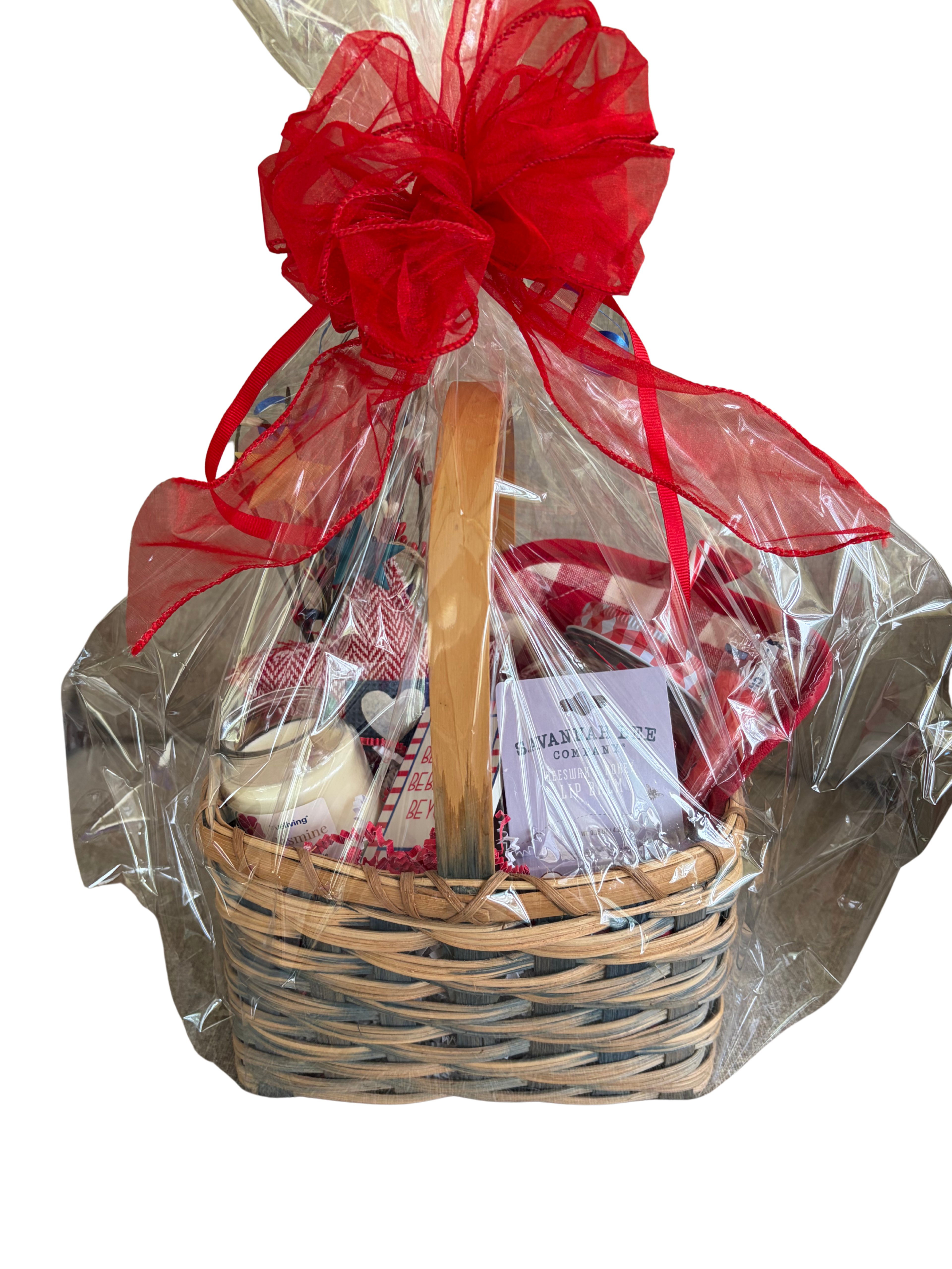 The Big Red Bow Basket